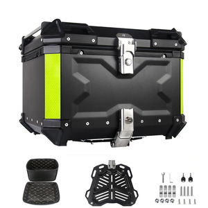 Dégagement rapide <span class=keywords><strong>Moto</strong></span> Bagages 45L/55L/65L/80L/100L En Aluminium Top Box Scooter De Stockage Top Box <span class=keywords><strong>Moto</strong></span> Queue Boîte Personnalisé - Product Image 1