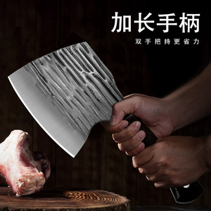 <b>Meat</b> <b>Poultry</b> Tools Heavy Duty Bone Cleaver With Wooden Handle For Butchering And Chopping - Product Image 4