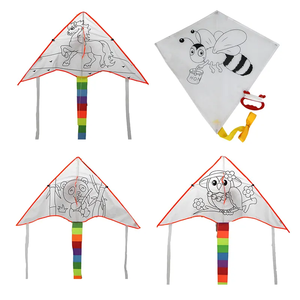 2023 OEM/ODM personnalisé delta <span class=keywords><strong>oiseau</strong></span> cerf-volant <span class=keywords><strong>dessin</strong></span> bricolage cerf-volant Animal diamant pas cher <span class=keywords><strong>dessin</strong></span> volant jouet blanc duotone cerf-volant - Product Image 2