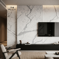 Comptoir en quartz Statuario Venato poli de qualité supérieure, épaisseur 20 mm, surfaces sur mesure pour foyer de villa