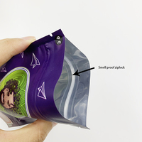 Sacs en Mylar personnalisés avec logo imprimé en gros, pochettes de marque pour l'affichage de produits de vente au détail