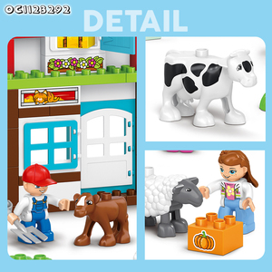 ชุดตัวต่อสัตว์เลี้ยงในฟาร์ม 73 ชิ้น ประกอบเป็นม้า ของเล่นสำหรับเด็ก - Product Image 5