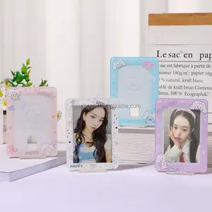 Kpop供应商亚克力k-pop迷你相框卡座支架kpop偶像卡收集展示架照片架