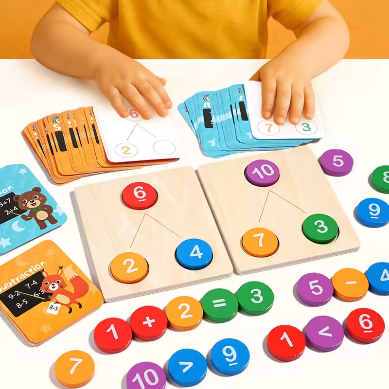 Montessori Wooden Number Decomposition Board preview 3