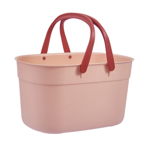 Panier de rangement rectangulaire en plastique PP écologique MOMO NATURI avec poignées, multifonctionnel pour la maison, la cuisine et la salle de bain - Product Image 2