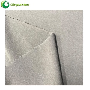 Tissu jersey écologique <span class=keywords><strong>Oeko</strong></span> <span class=keywords><strong>Tex</strong></span> tricoté uni teint 340 g/m² 61 % <span class=keywords><strong>bambou</strong></span> 27 % <span class=keywords><strong>coton</strong></span> biologique 12 % élasthanne pour vêtements de sport - Product Image 4