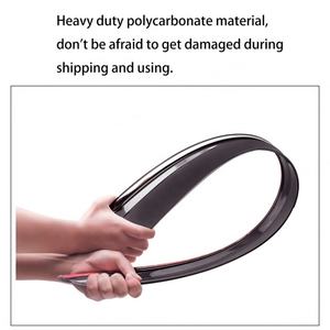 Déflecteurs de vitres latérales compatibles avec Honda Civic Hatchback 2006-2011, pare-pluie à coller - Product Image 2