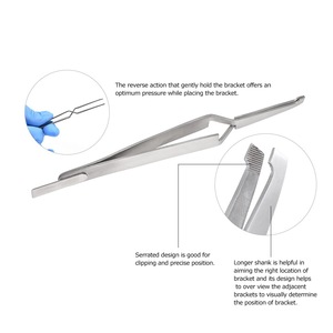Çin fabrika ortodonti diş aletleri uzun ince bukkal tüp cımbız yuvası ile aligner - Product Image 2
