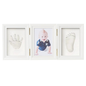 Cadre photo souvenir pour empreintes de mains <span class=keywords><strong>et</strong></span> de pieds de nouveau-né, pour célébration du premier mois de bébé - Product Image 5