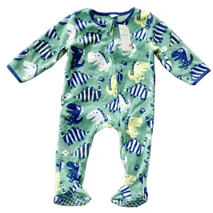 Wholesale Mixed New Born Baby Boys Girls Cute Winter Warm Fleece Kids Clothes stock lots Rompers