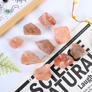 Wholesale High Quality Stones and Crystal Rough Stone Red <b>Fire</b> Quartz Raw Stones Crystal Decoration - Product Image 2