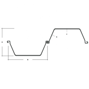 Precio de Fábrica <span class=keywords><strong>JISA</strong></span> 5523 Lámina de Acero en U Laminada en Caliente, Tablestaca de Acero - Product Image 2
