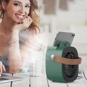 Nouveau ventilateur de <span class=keywords><strong>climatiseur</strong></span> 4000mAh batterie USB Rechargeable à faible bruit grand réservoir d'eau 3 niveaux <span class=keywords><strong>maison</strong></span> réglable ventilateur de brumisation de bureau - Product Image 2