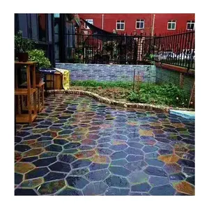 Flagstone pavers 슬레이트 타일 안뜰 포장 타일 바닥 타일 차도 수영장 paver 아스팔트 잔디 포장 돌