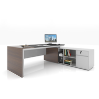 Mobilier de bureau modulaire en forme de L Design fort Mobilier Home Luxury Executive Desk