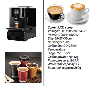 Machine à café entièrement automatique pour cappuccino ou latte, machine à expresso commerciale, machine à café automatique avec moulin à café, prix - Product Image 6