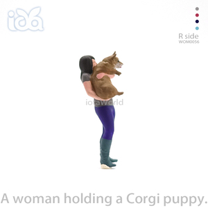 Figur Miniatur Anjing IOTA Skala 1/64 Bahan ABS Kondisi Baru Resin Duduk Model Miniatur untuk Adegan Mainan yang Sesuai dengan Frozen - Product Image 5