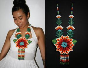 Handmade Creations Seed Bead Necklace - Product Image 1