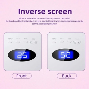 Rechargeable HD Display Manicure <b>Tools</b> for Fast Gel Nail Polish Curing Portable Smart UV LED Nail Lamp Dryer - Product Image 4