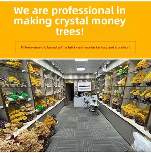 Albero della Ricchezza, <span class=keywords><strong>Energia</strong></span> e Fortuna in Cristallo Naturale Intagliato, Decorazione Ecologica per Ufficio, Direttamente dalla Fabbrica - Product Image 5