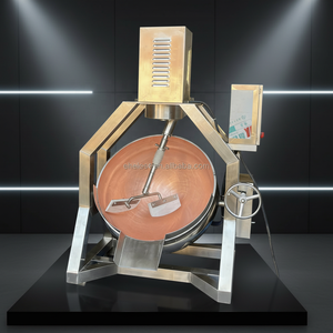 Olla de Cocción Inclinable con Mezclador Planetario Automático T2, Recipiente Interior de Cobre Puro, Olla para Cocinar Azúcar con Calentamiento a Gas y Chaqueta de Aceite Eléctrica - Product Image 2