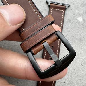 Cinturino in pelle PEITONG 44/45mm + cinturino in Silicone per <span class=keywords><strong>Apple</strong></span> serie 9 8 7 6 5 <span class=keywords><strong>4</strong></span> cinturino - Product Image 3