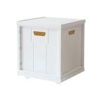 Boîte de rangement en plastique avec couvercle, boîte anti-poussière portable, boîte de rangement détachable pour l'école et le bureau