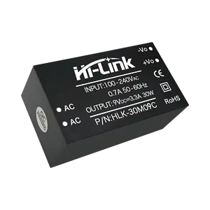 Hilink ACDC isolated regulated power supply module 30W 220V to 9v 12v 15v 24v step-down switch with built-in EMC circuit