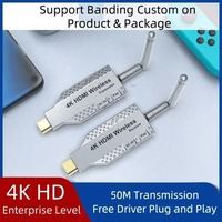 Merek Lain, Jangkauan 150M, Pemancar Penerima Video Nirkabel, Ekstender, Adaptor Cermin Layar TV Stick, Saklar DVD PC