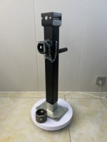 Haute qualité 7000lbs 15 pouces cubique remorque crics pas cher prix galvanisé mécanique main ascenseur nouvelle condition tuyau support de montage jambe