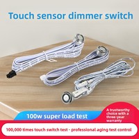 Interruptores de sensor de control táctil de cable DuPont extraíbles de alta calidad diodos emisores de luz inductivos para muebles