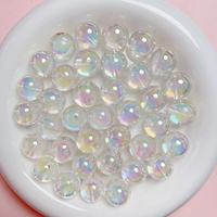 YWJC Manik-manik Akrilik Plastik Bulat Cantik 16mm 200pcs/bag Aksesoris Berkualitas Tinggi untuk Kerajinan Tangan Grosir
