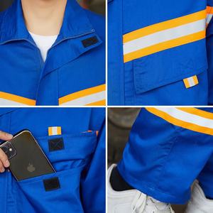 Trajes de Trabajo de Seguridad Personalizables para Hombre con Tiras Reflectantes, MOQ Bajo, Uniformes para la Industria y Trabajo al Aire Libre - Product Image 2