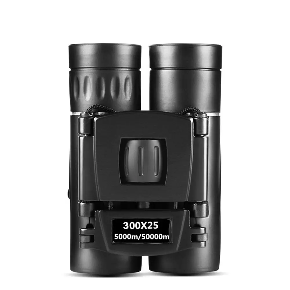 300x25 binoculars, portable, foldable, low-light night vision, high-definition, and high-power outdoor use