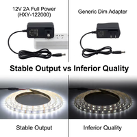 Alimentation électrique AC/DC personnalisable 12V 2A 24W avec connecteur 5.5*2.1 pour CCTV DVR Routeur LED