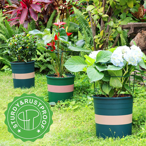 <span class=keywords><strong>Support</strong></span> de <span class=keywords><strong>plante</strong></span> en treillis métallique d'intérieur <span class=keywords><strong>Support</strong></span> de <span class=keywords><strong>plante</strong></span> demi-rond Supports de conception de piquet pour accrocher des plantes grimpantes Accessoires de décoration - Product Image 6