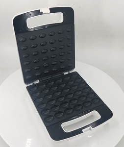 CE GS Certifié Ménage En Plastique Antiadhésif Enduit 4 Tranches Thermostat Réglable Électrique Coeur Gaufre Sandwich Maker - Product Image 5