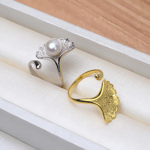 Lot de 1264 accessoires de bijoux en argent S925 pour la création de bijoux en perles, comprenant une bague feuille de lotus pour femme avec anneau ouvert et support de pendentif - Product Image 3