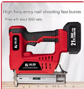 21V Lithium Staple <b>Gun</b> 2 in 1 Cordless Brad Shooting Nail <b>Guns</b> Portable Nailing Tools Machine Battery Framing Nailer Cordless Na - Product Image 2