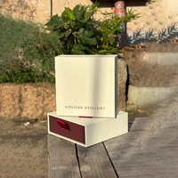 Boîte à bijoux rigide personnalisée en papier avec tiroir coulissant, emballage de bijoux recyclable