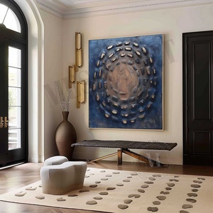 Pintura Minimalista Abstracta, Serenidad, Pintura al Óleo sobre Lienzo, Arte para Decoración de Pared de Sala de Estar Moderna, Decoración del Hogar, Interior - Product Image 1