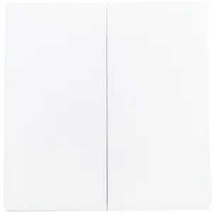 Ultra thin 2gang 1 way flush wall switch light switch 10A white color for middle east , africa , Iraq