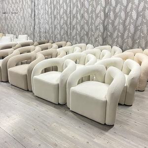 Fauteuil de salon moderne et luxueux Chaise de salon de loisirs Chaise de salon inclinable Club Nordic Leisure Boucle Chairs - Product Image 6