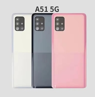Remplacement du boîtier arrière en verre avec objectif d'appareil photo pour Samsung Galaxy A51 5G 4G