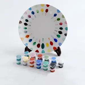 24 colors ceramic overglaze color paint concentration agent 850 low-temperature baked flower ceramic liquid