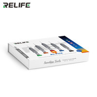 Jeu de tournevis à tête de fusée RELIFE RL-717A, conception entièrement nouvelle, spécialement conçu pour IP17, pour la réparation de téléphones portables et d'instruments de précision