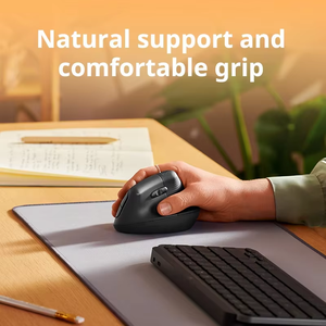 Logitech Lift Vertical Ergonomic Silent <b>Wireless</b> <b>Mouse</b> Hand-protect Ergonomic <b>Mouse</b> <b>For</b> Daily Computer Use - Product Image 6