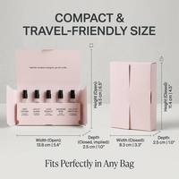 Coffret Découverte de Parfums de Luxe Personnalisable et Recyclable - Kit d'Échantillons Rigide Haut de Gamme avec Emplacements Découpés avec Précision, Impression HD et Gaufrage - Vente en Gros