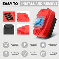 Adaptor DM20BAU untuk Peralatan Tanpa Kabel 20V untuk Mengubah Baterai Menjadi Peralatan Bertenaga Listrik