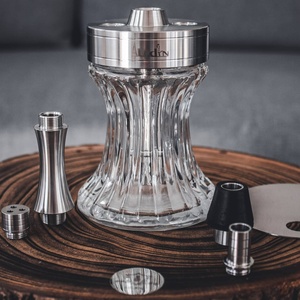 Original de haute qualité Portable petite taille Aladin Shisha narguilé en acier inoxydable maison voyage bol tuyau fête Bar Club narguilé ensemble - Product Image 5